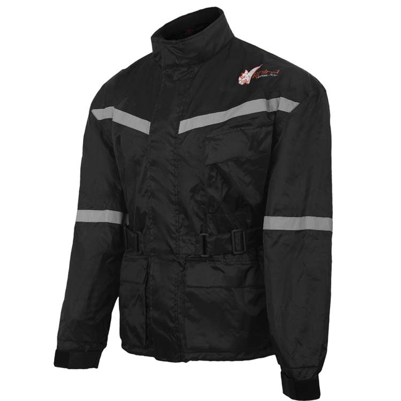 Storm Motorcycle Rain Jacket Black